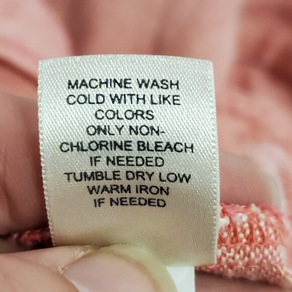 J Jill Womens Office Career Linen Button Up Jacket Size L Red Capsule Coastal - Picture 6 of 10